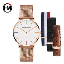 Load image into Gallery viewer, Rose Gold Watch With Strap For Women
